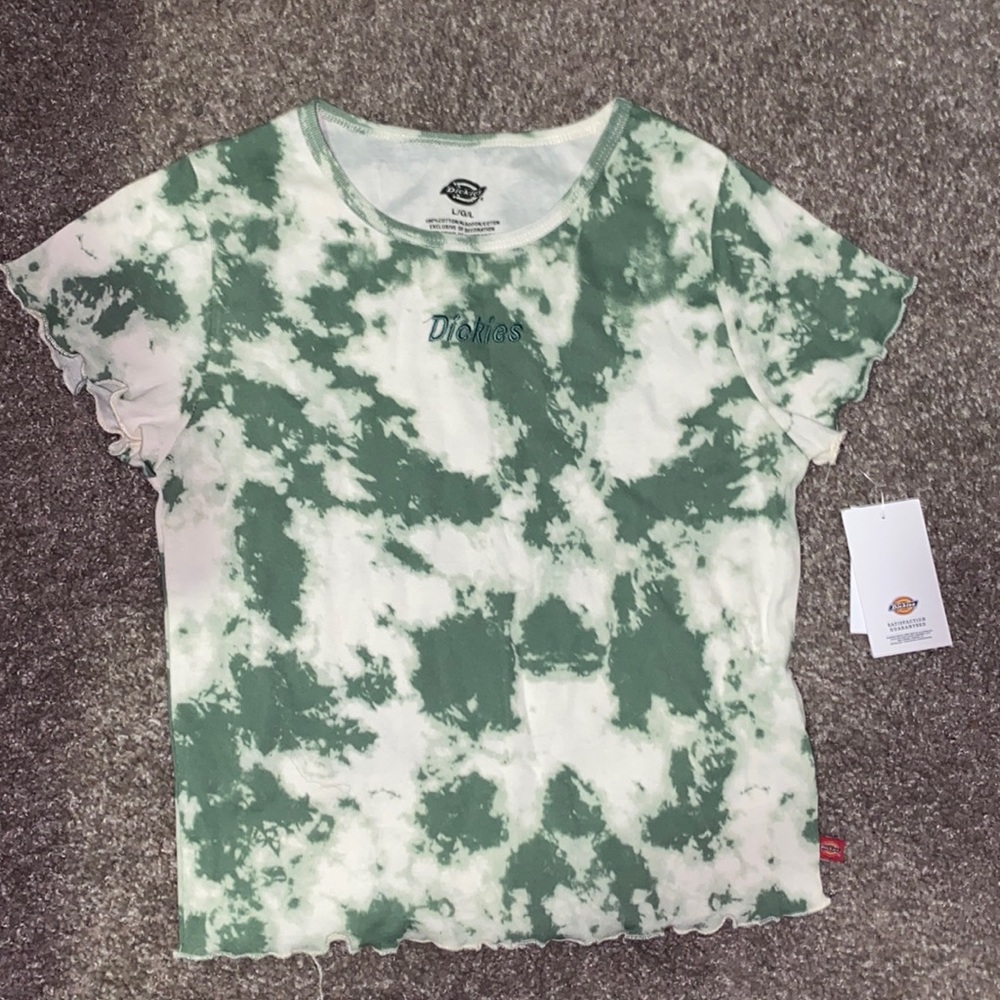 DICKIES Green Tie Dye Shirt